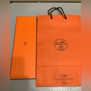 Hermes Paper Shopping Bag for packing and Box